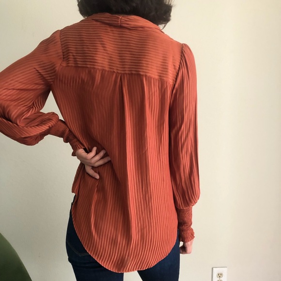 Current Air burnt orange blouse - Picture 2 of 4